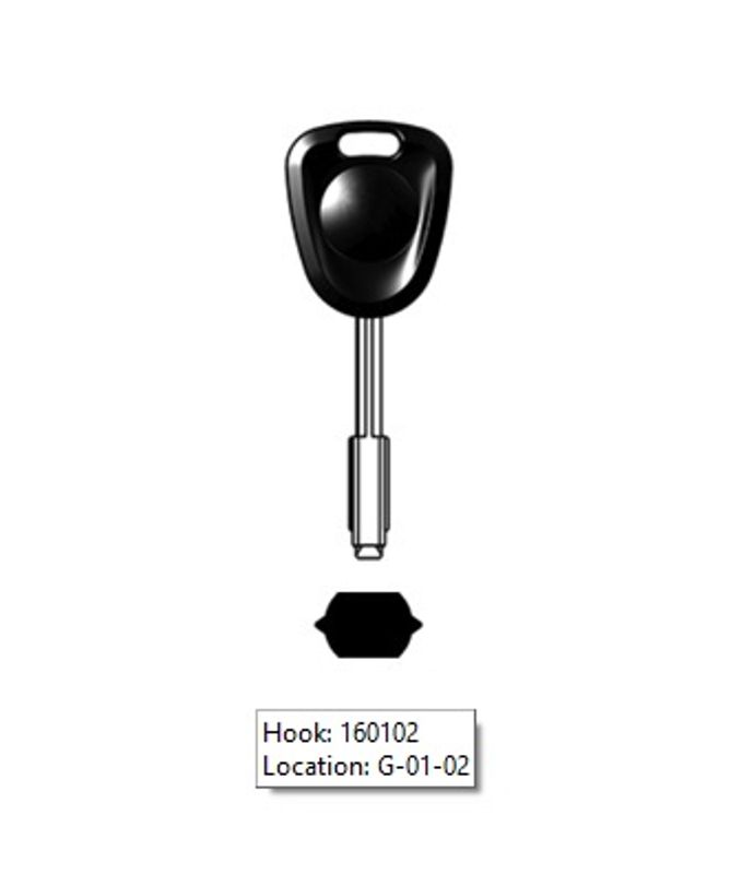 TP00JAU-1P NØKKEL  FOR TRANSP TIBBE ®JAGUAR ®